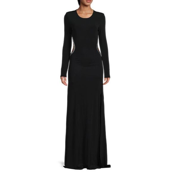Ramy Brook Emory Cut Out Floor Length Dress Size Us 2 $695